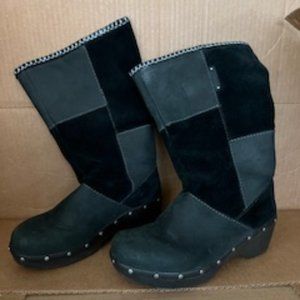 Cool Croc Patchwork Clog Boots Size 9